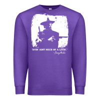 Purple josey wales player film Premium Sweatshirt - linhVisuals