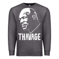 Charcoal Heather THAVAGE Premium Sweatshirt - linhVisuals