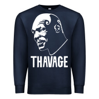 Navy THAVAGE Premium Sweatshirt - linhVisuals