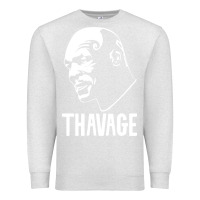 Oatmeal Heather THAVAGE Premium Sweatshirt - linhVisuals