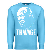 Ocean Blue THAVAGE Premium Sweatshirt - linhVisuals