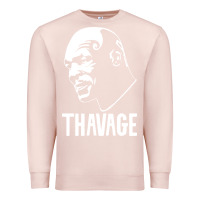 Pale Pink THAVAGE Premium Sweatshirt - linhVisuals