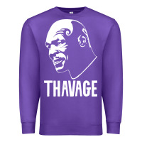 Purple THAVAGE Premium Sweatshirt - linhVisuals