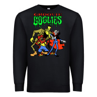 Black groovie ghoulies Premium Sweatshirt - linhVisuals