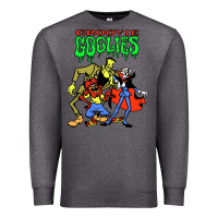 Charcoal Heather groovie ghoulies Premium Sweatshirt - linhVisuals