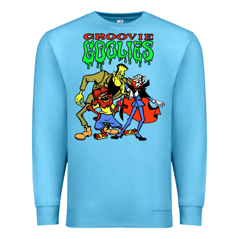 Groovie Ghoulies Premium Sweatshirt by linhVisuals | Teevron