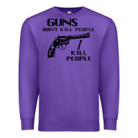 Purple guns dont kill people i kill people 1996 Premium Sweatshirt - linhVisuals