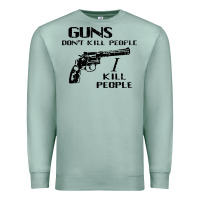 Seafoam guns dont kill people i kill people 1996 Premium Sweatshirt - linhVisuals