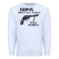 White guns dont kill people i kill people 1996 Premium Sweatshirt - linhVisuals