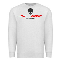 Oatmeal Heather s1000rr not humane Premium Sweatshirt - linhVisuals