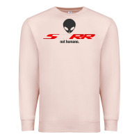 Pale Pink s1000rr not humane Premium Sweatshirt - linhVisuals