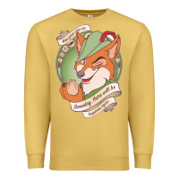 Antique Gold chin up   robin hood Premium Sweatshirt - linhVisuals