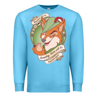Ocean Blue chin up   robin hood Premium Sweatshirt - linhVisuals