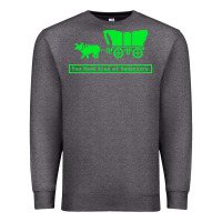 Charcoal Heather you have died of dysentery oregon trail Premium Sweatshirt - linhVisuals