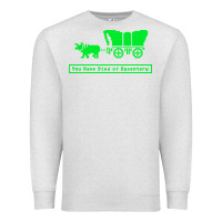 Oatmeal Heather you have died of dysentery oregon trail Premium Sweatshirt - linhVisuals