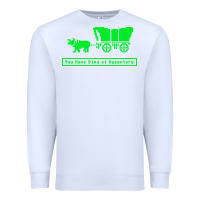 White you have died of dysentery oregon trail Premium Sweatshirt - linhVisuals