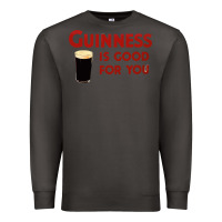 Smoke guiness is good for you (and me) hq fnny Premium Sweatshirt - linhVisuals