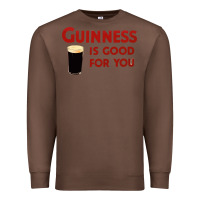 Chestnut guiness is good for you (and me) hq fnny Premium Sweatshirt - linhVisuals