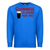 True Royal guiness is good for you (and me) hq fnny Premium Sweatshirt - linhVisuals