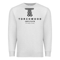 Oatmeal Heather torchwood institute Premium Sweatshirt - linhVisuals