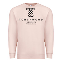 Pale Pink torchwood institute Premium Sweatshirt - linhVisuals