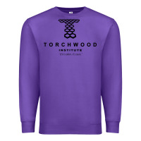 Purple torchwood institute Premium Sweatshirt - linhVisuals