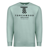 Seafoam torchwood institute Premium Sweatshirt - linhVisuals