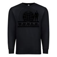 Black the man from u.n.c.l.e. Premium Sweatshirt - linhVisuals