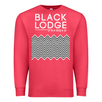 Cardinal twin peaks inspired japanese black lodge Premium Sweatshirt - linhVisuals