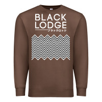 Chestnut twin peaks inspired japanese black lodge Premium Sweatshirt - linhVisuals