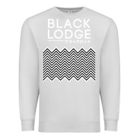 Dove Grey twin peaks inspired japanese black lodge Premium Sweatshirt - linhVisuals