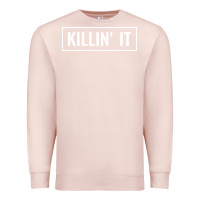 Pale Pink killin' it t Premium Sweatshirt - linhVisuals