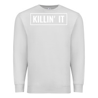 Dove Grey killin' it t Premium Sweatshirt - linhVisuals