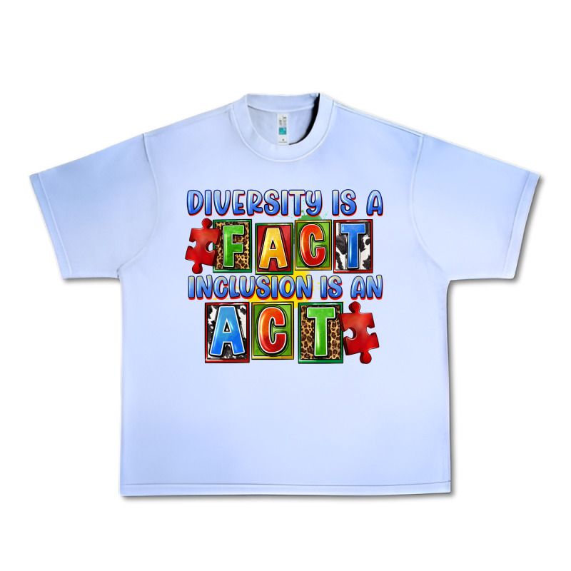 Diversity Is A Fact Indesion Is An Act Urban Heavy Tee by FaDigitalArtStudio | Teevron