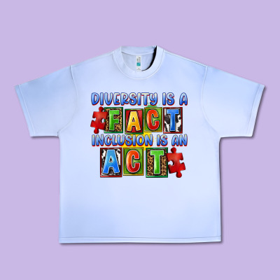 Diversity Is A Fact Indesion Is An Act Urban Heavy Tee Designed By Fadigitalartstudio
