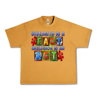 Peanut Butter diversity is a fact indesion is an act Urban Heavy Tee - FaDigitalArtStudio