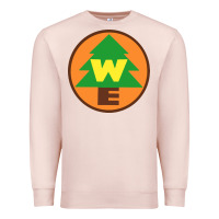 Pale Pink wilderness explorers Premium Sweatshirt - linhVisuals