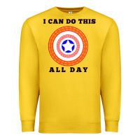 Lemon i can do this all day graphic mens & womens t shirt Premium Sweatshirt - linhVisuals