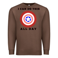 Chestnut i can do this all day graphic mens & womens t shirt Premium Sweatshirt - linhVisuals