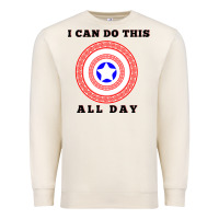 Sandshell i can do this all day graphic mens & womens t shirt Premium Sweatshirt - linhVisuals