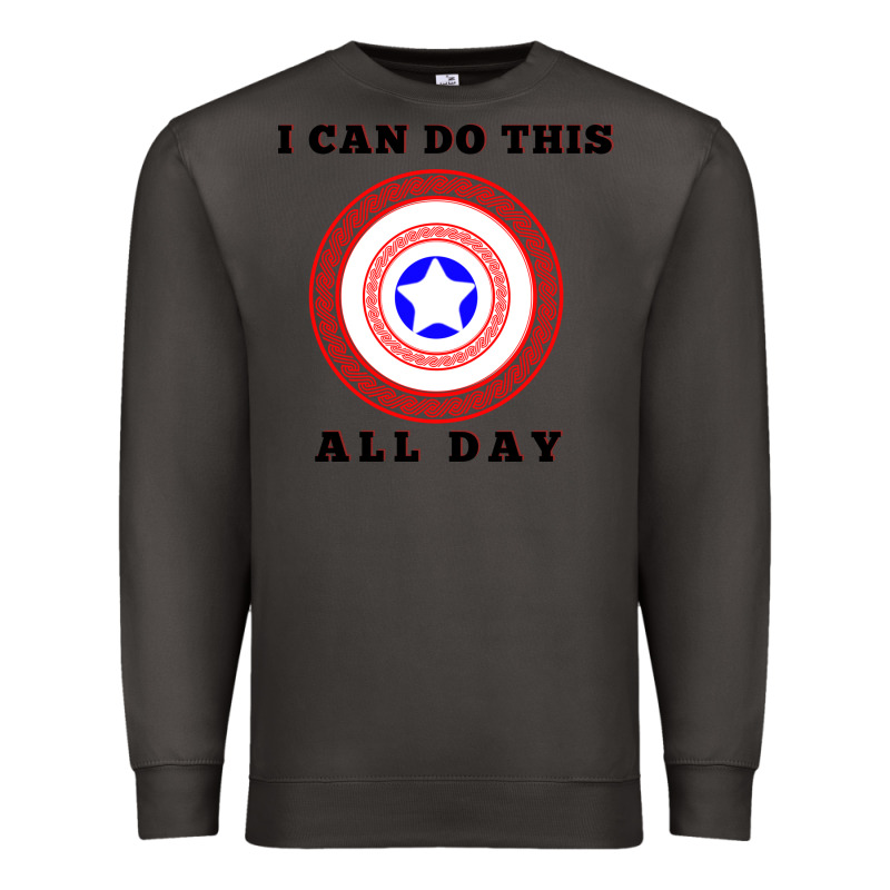 I Can Do This All Day Graphic Mens & Womens T Shirt Premium Sweatshirt by linhVisuals | Teevron