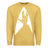 Antique Gold live long and prosper Premium Sweatshirt - linhVisuals