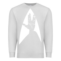 Dove Grey live long and prosper Premium Sweatshirt - linhVisuals