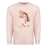 Pale Pink i like big books Premium Sweatshirt - linhVisuals