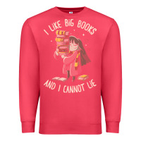 Cardinal i like big books Premium Sweatshirt - linhVisuals