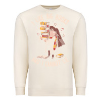 Sandshell i like big books Premium Sweatshirt - linhVisuals