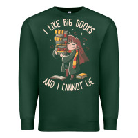 Sports Green i like big books Premium Sweatshirt - linhVisuals