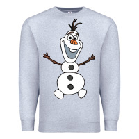 Heather Grey olaf Premium Sweatshirt - linhVisuals