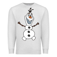 Oatmeal Heather olaf Premium Sweatshirt - linhVisuals