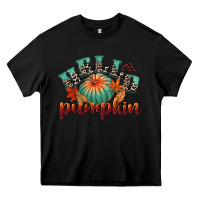 Black hello pumpkin Heavy Core Tee - CowGirlArtShop